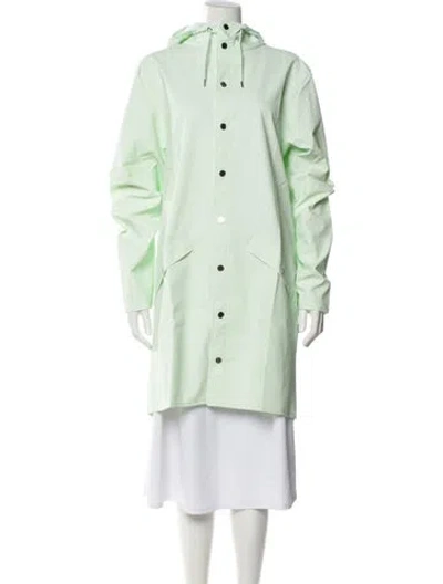 Pre-owned Rains Coat W/ Tags In Green