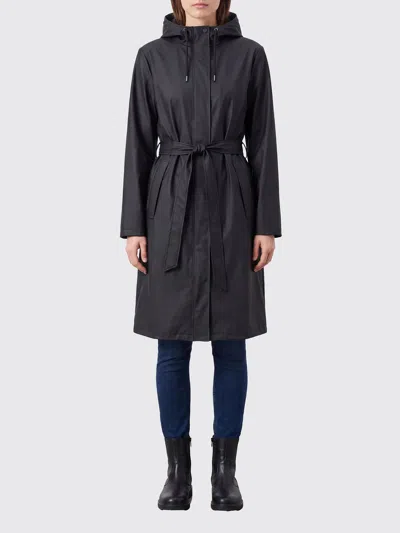 Rains Coat Woman Color Black