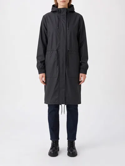 Rains Coat Woman Color Black
