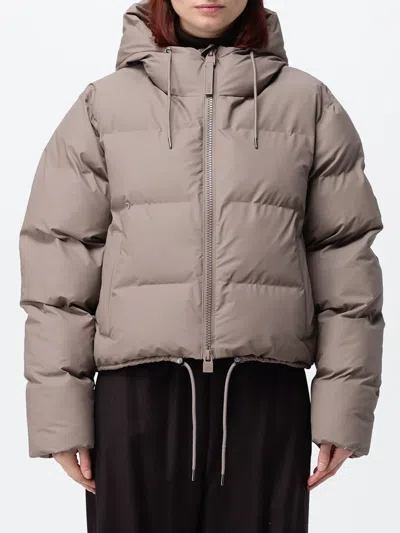 Rains Coat Woman In Gray