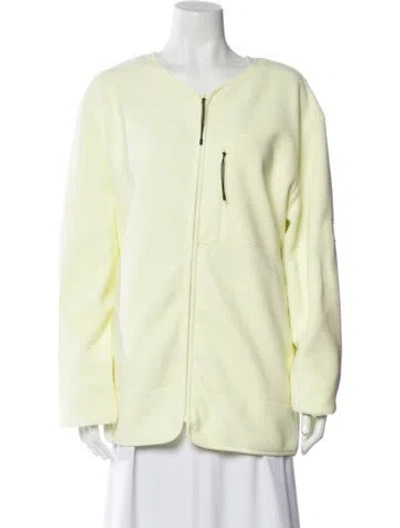 Pre-owned Rains Coat In Yellow