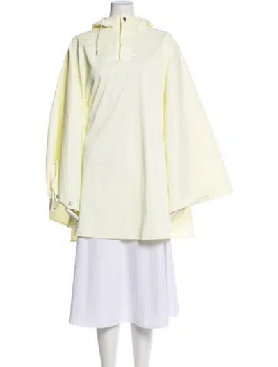 Pre-owned Rains Coat In Yellow