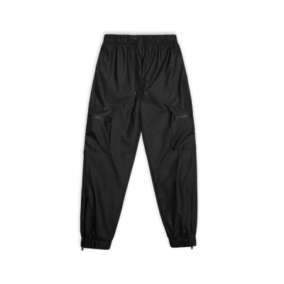 Rains Coated Cargo Pants W3 In Black