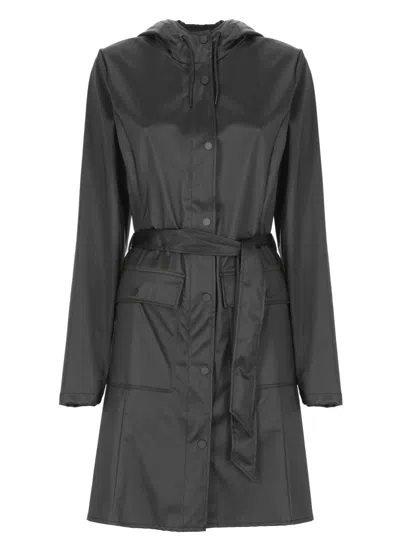 Rains Coats In Black