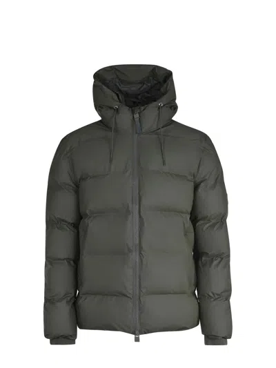 Rains Coats In Green