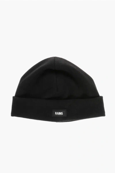 Rains Corduroy Beanie Hat In Black
