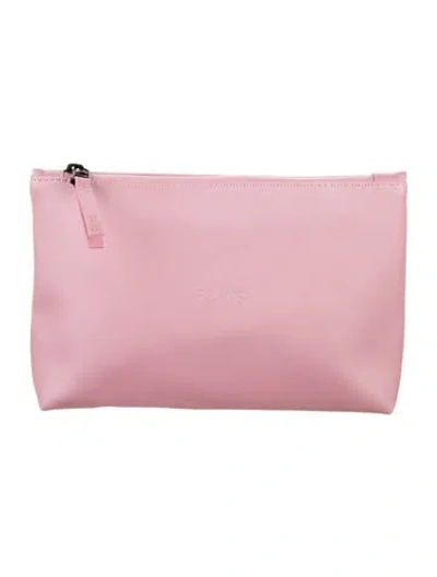 Pre-owned Rains Cosmetic Bag In Pink