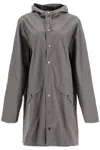 Rains Impermeabile Long Jacket W3 In Grey