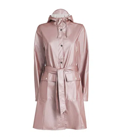 Rains Curve W Jacket In Pink