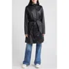 Rains Curve Waterproof Belted Jacket