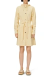 Rains Curve Waterproof Belted Jacket In Gleam