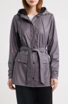 Rains Curve Waterproof Rain Jacket In Gray