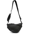 Rains Curved Zip-fastening Shoulder Bag In Black