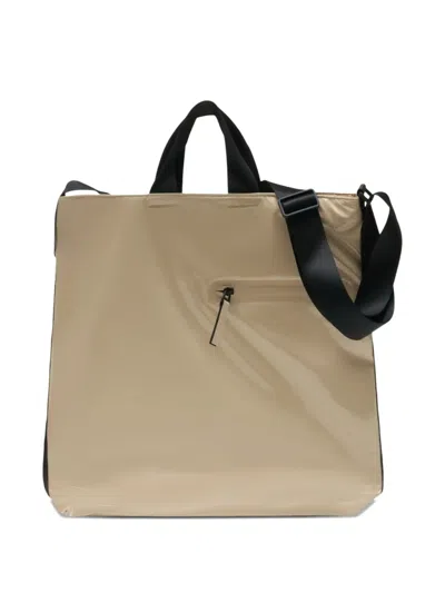 Rains Dash W3 Tote Bag In White