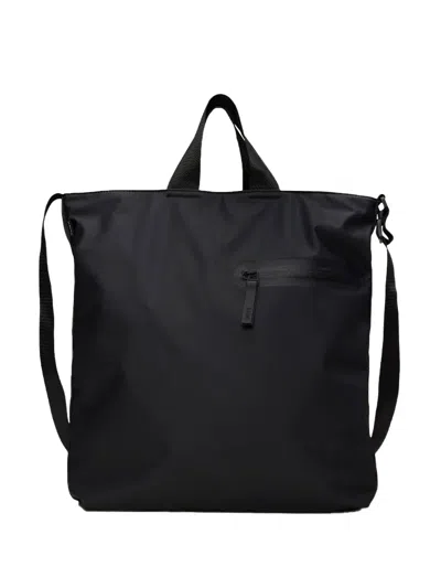 Rains Dash Zip-fastening Tote Bag In Black