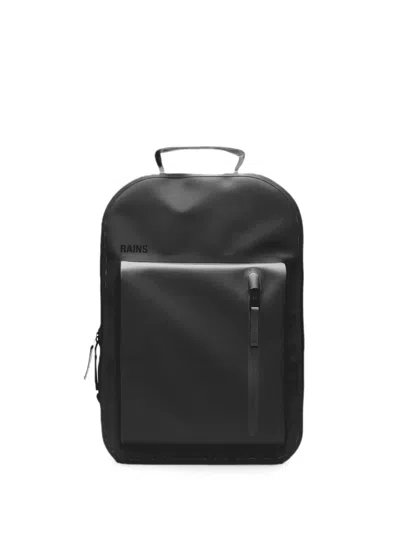 Rains Deepwater Day Logo-print Backpack In Black