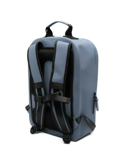 Rains Deepwater Day Zip-up Backpack In Burgundy