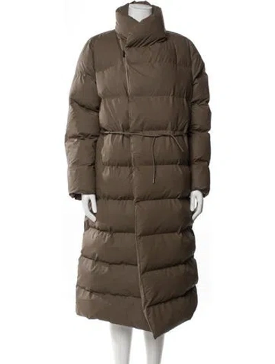 Pre-owned Rains Down Coat In Brown