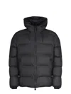 Rains Black Alta Puffer Jacket In Black