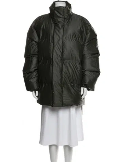 Pre-owned Rains Down Jacket In Green