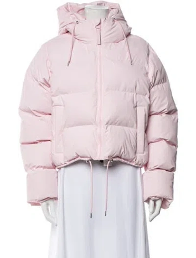 Pre-owned Rains Down Jacket In Pink