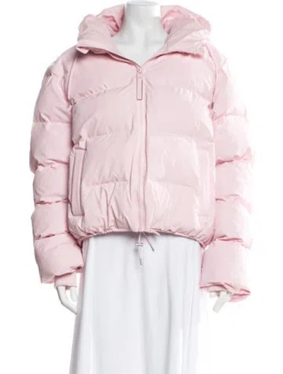 Pre-owned Rains Down Jacket In Pink