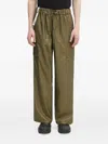Rains Drawstring Cargo Trousers In Green