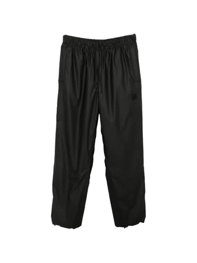 Rains Drawstring Elasticated-waist Trousers In Black