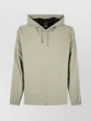 Rains Drawstring Hood Waterproof Jacket In Neutral