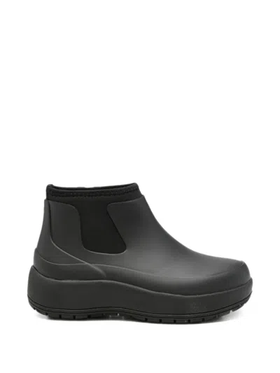 Rains Elasticated-side Ankle Boots In Black