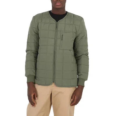 Rains Evergreen Water-repellent Quilted Liner Jacket In Green