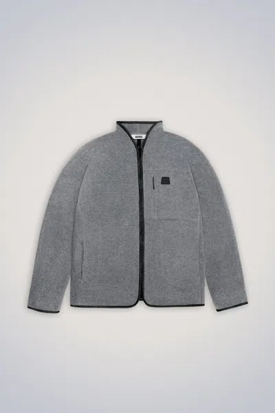 Rains Female Durban Fleece Jacket In Green