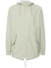 Rains Fishtail Hooded Jacket In Grün