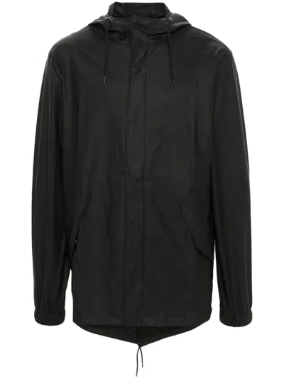 Rains Fishtail Jacket In Black