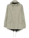 Rains Fishtail Jacket In Green