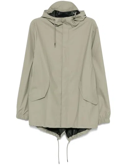 Rains Fishtail Jacket In Green