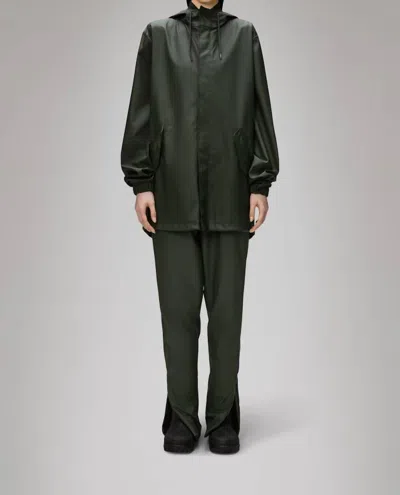 Rains Fishtail Jacket In Green