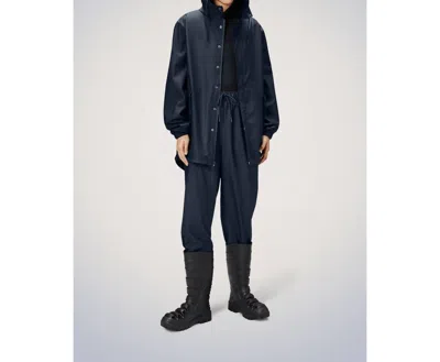 Rains Fishtail Jacket In Navy