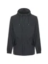 Rains Fishtail Jacket Raincoat In Black