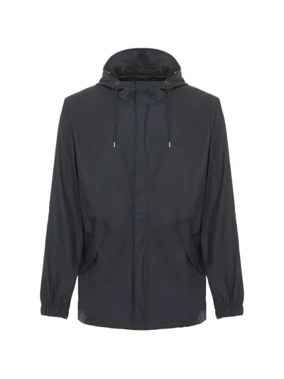 Rains Fishtail Jacket Raincoat In Black