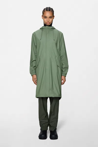 Rains Fishtail Parka In Green