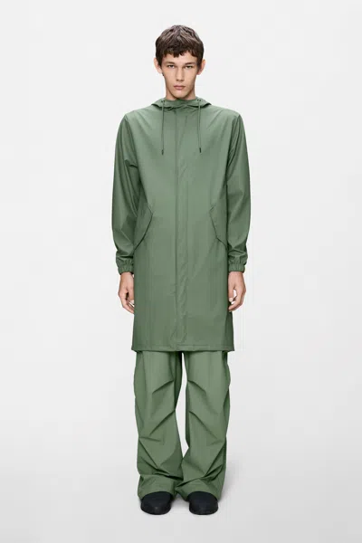 Rains Fishtail Parka In Green