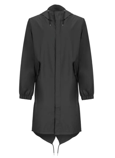 Rains Fishtail Raincoat In Black