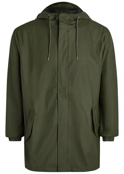 Rains Fishtail Waterproof Jacket In Green