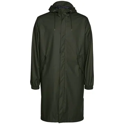 Rains Fishtail Waterproof Parka In Green
