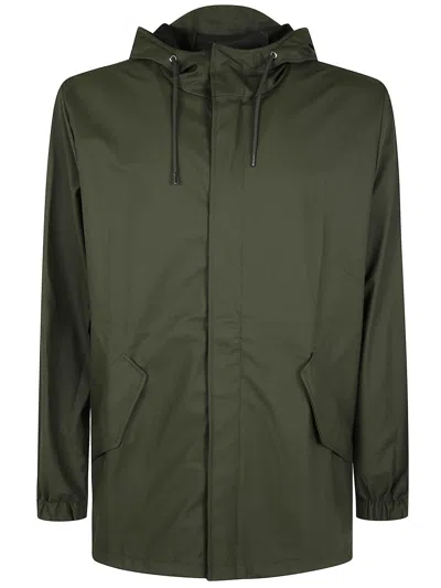Rains Fishtall Jacket Clothing In Green
