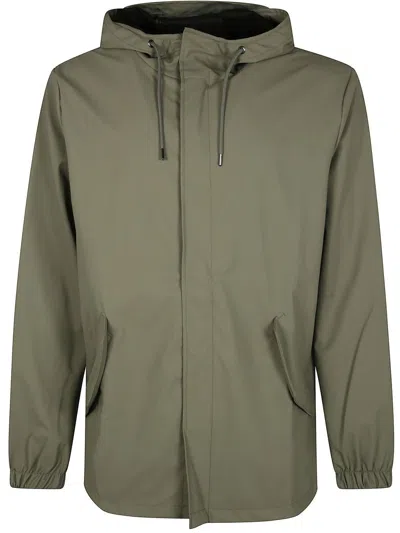 Rains Fishtall Jacket Clothing In Grey