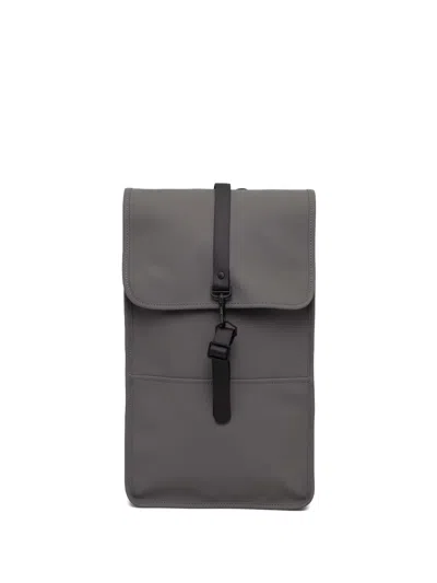 Rains Flap Top Backpack In Gray