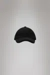 Rains Fleece Cap In Black