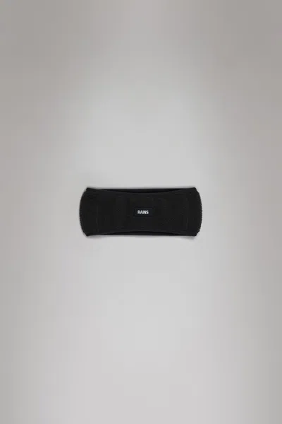 Rains Fleece Headband In Black